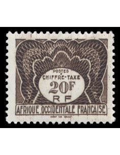 Afrique Occidentale Française Tx 10