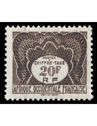 Afrique Occidentale Française Tx 10