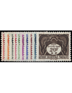Afrique Occidentale Française Tx 1/10